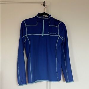 Vineyard Vines Ombré Blue Half-Zip Pullover GUC